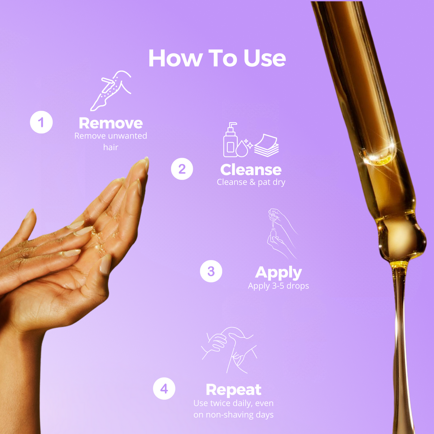 Cyperus Rotundus Hair Reduction Serum